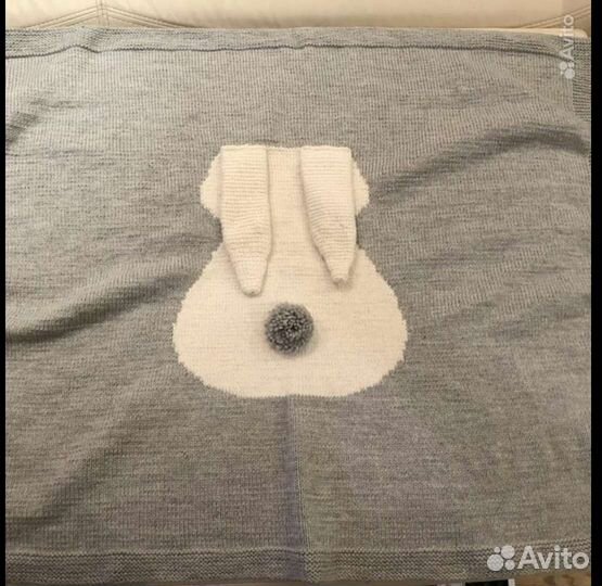 Плед детский вязаный, вяжу на заказ