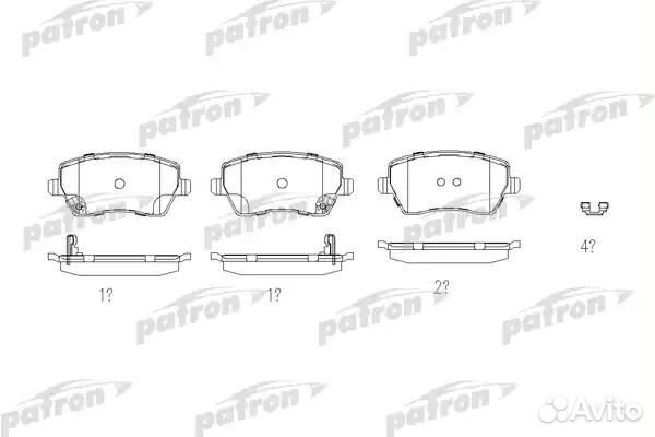 Колодки тормозные дисковые пер. LADA Vesta 15- suzuki Swift III 05