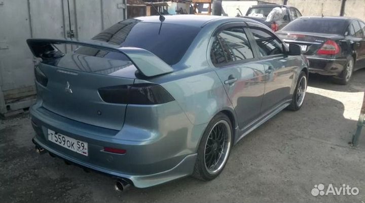 Юбка заднего бампера M.Lancer X Zodiak