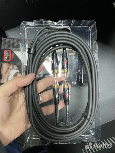 Проф. аудио кабель, 2хRCA