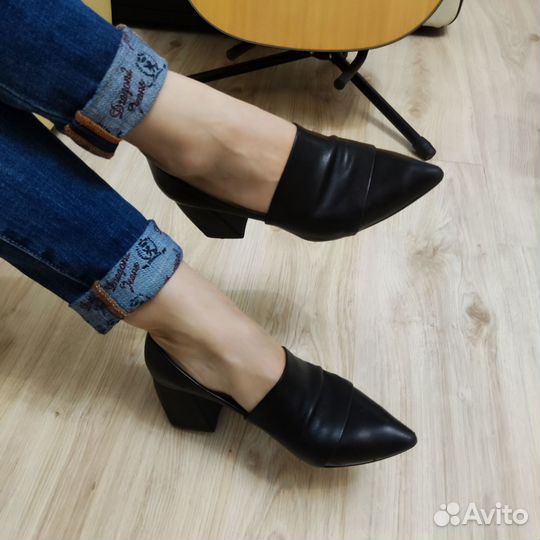 Туфли кожаные, б/у
