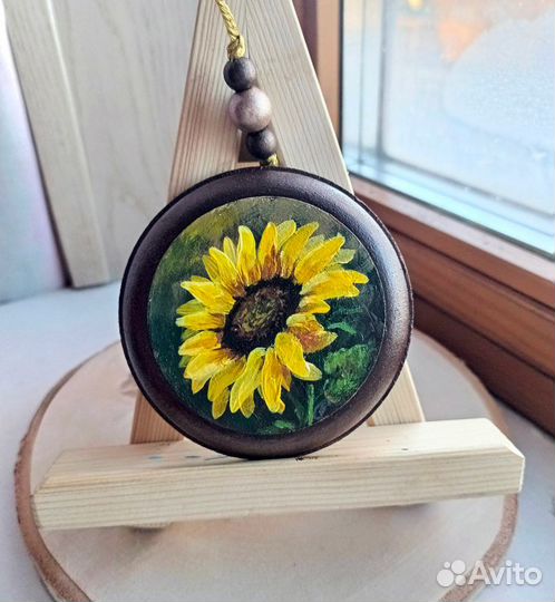 Картина на подвесе Подсолнух