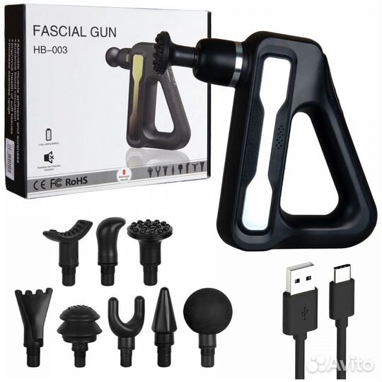 Перкуссионный массажер / Массажный пистолет