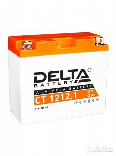Аккумулятор Delta CT 1212.1 для квадроцикла