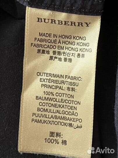 Burberry рубашка оригинал