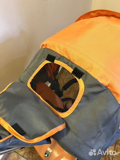 Велосипед коляска с ручкой