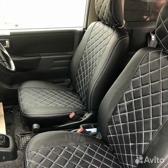 Чехлы Mitsubishi Pajero Mini (ромб)