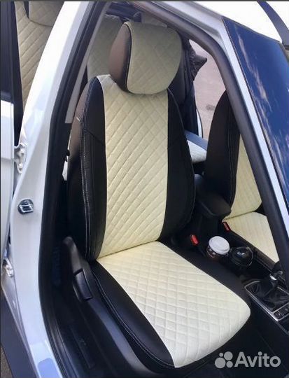 Чехлы Автопилот эко кожа ромб