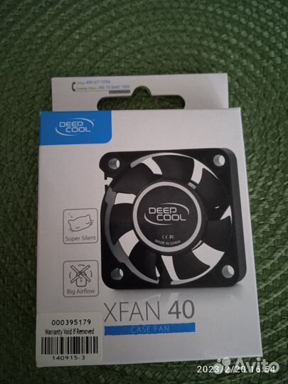 Вентилятор для корпуса 40*40*10 мм новый