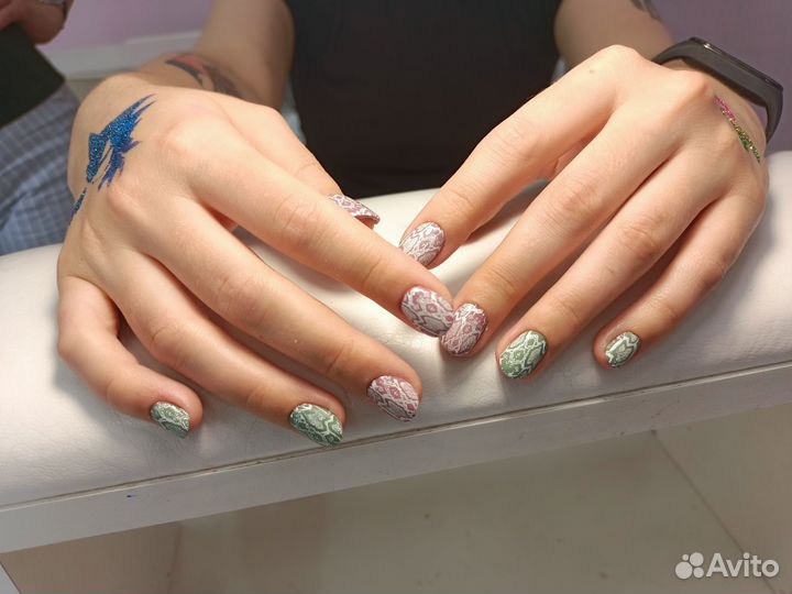 Модели на маникюр педикюр наращивание ногтей
