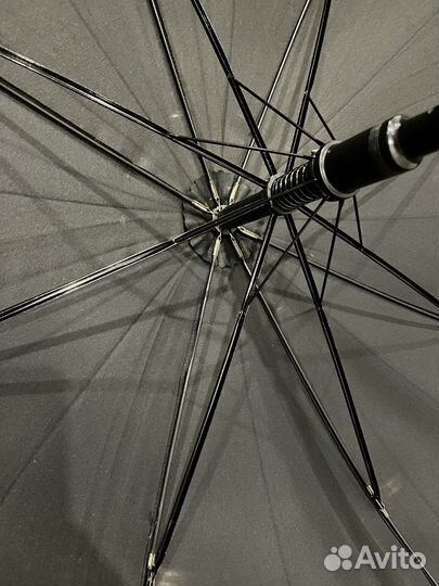 Зонт трость с деревянной ручкой