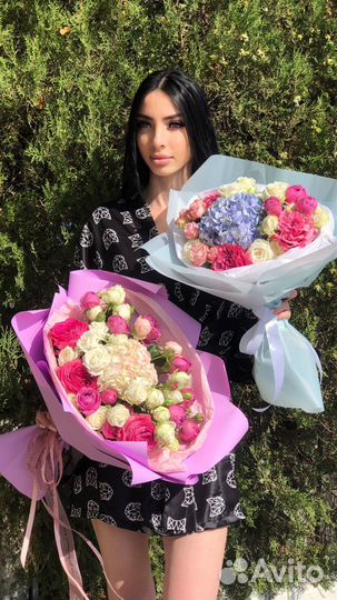 Живые цветы букеты