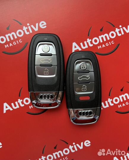 Ключ Audi A4, A5, A6, A7, A8, Q5 с привязкой