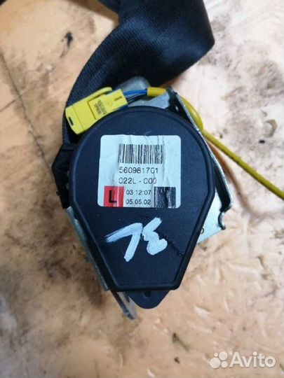 Ремень безопасности задний Porsche Cayenne 955