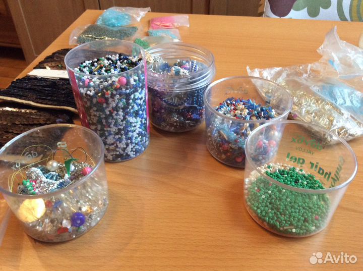 Бисер для рукоделия лента палетками