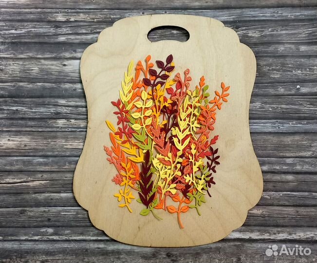 Листья вырубки для скрапбукинга