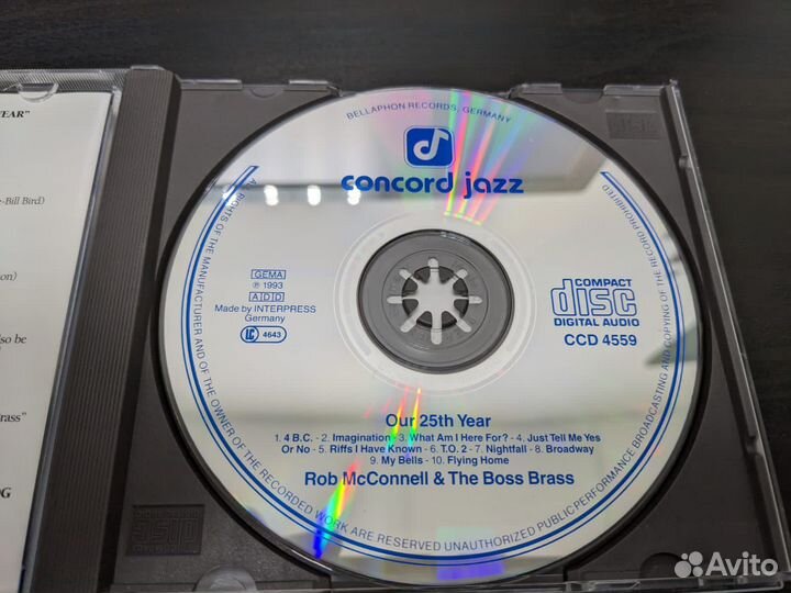 Rob McConnell&The Boss Brass Our 25th Year CD