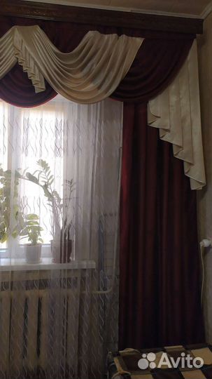 Шторы с ламбрекеном бу