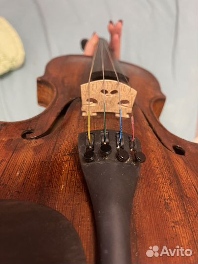 Скрипка 4/4 мастеровая 19 век немецкая