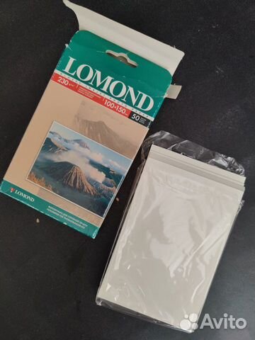 Фотобумага Lomond глянцевая 18 листов