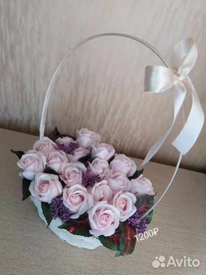 Мыльные розы букеты