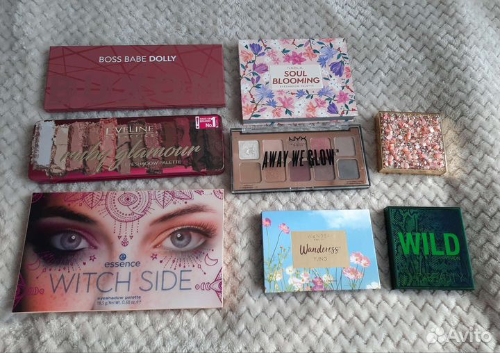 Тени Huda Beauty,Nabla,buxom,Wander, NYX