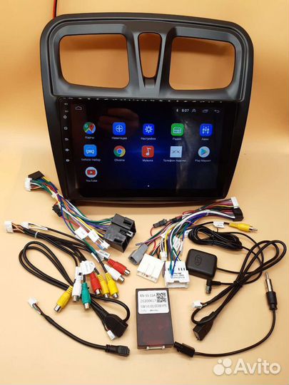 Магнитола андроид Рено Логан, Сандеро-2 2013г+