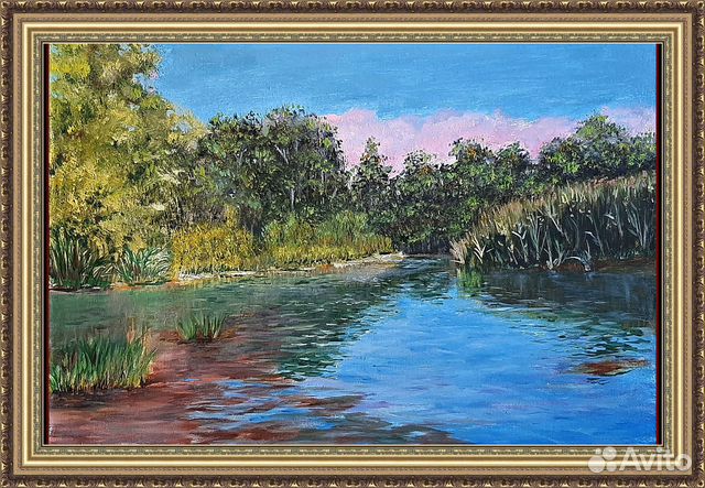 Картина маслом на холсте пейзаж