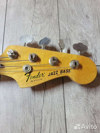 Бас гитара Fender jazz bass 1978 года