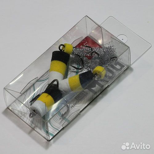 Мандула джиговая 1тройник №1/0 и 2шт усиленные №4