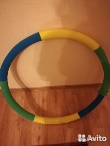 Халахуп резиновый и алюминиевые кольца