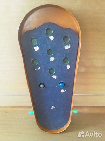 СССР игра советский пинболл + 2 шарика винтаж