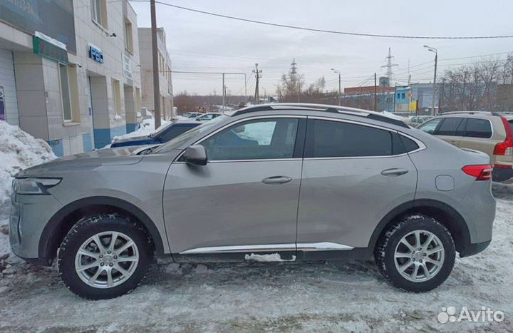 Рейлинги на крышу Haval F7х (2019), черные