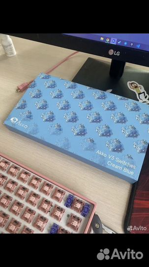 Akko v3 cream blue