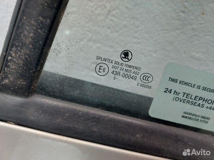 Дверь боковая левая задняя Skoda Octavia (A5), 2006