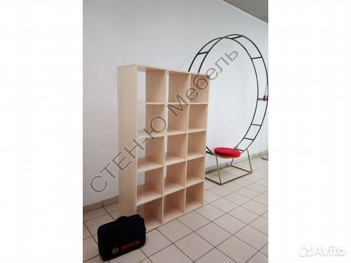 Стеллаж 3х5 (тип IKEA Каллакс) дуб