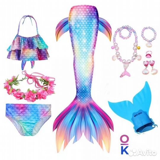 Костюм Русалка, размеры 110, 120, 130, 140, 150