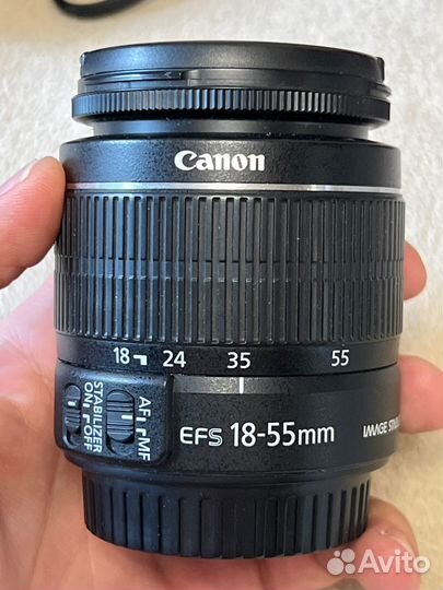 Зеркальный фотоаппарат canon eos 600d kit 18 55 ii