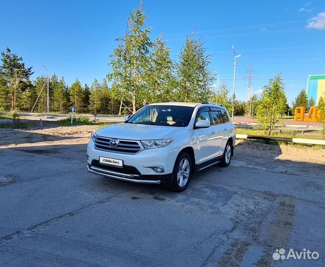 Toyota Highlander 3.5 AT, 2012, 100 000 км