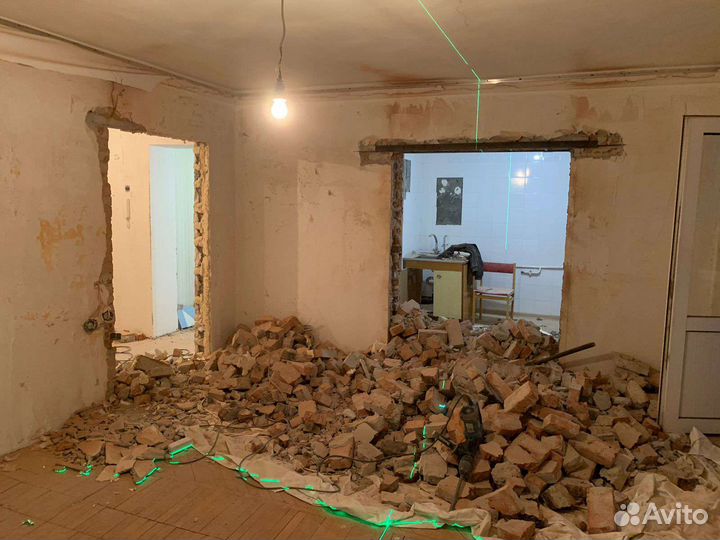 Резка и расширение проемов. Усиление. Демонтаж