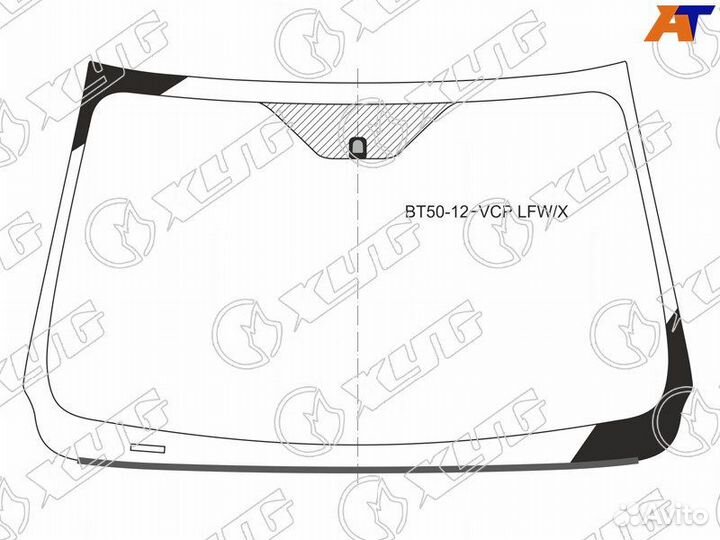 Лобовое стекло на Ford Ranger 11-15г