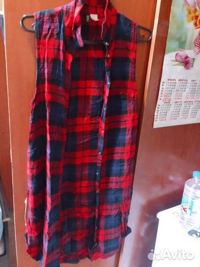 Рубашка удлиненная 42-44