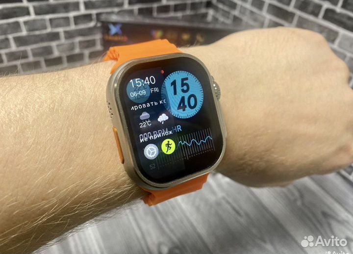 Apple watch 9 Ultra Amoled экран смарт часы