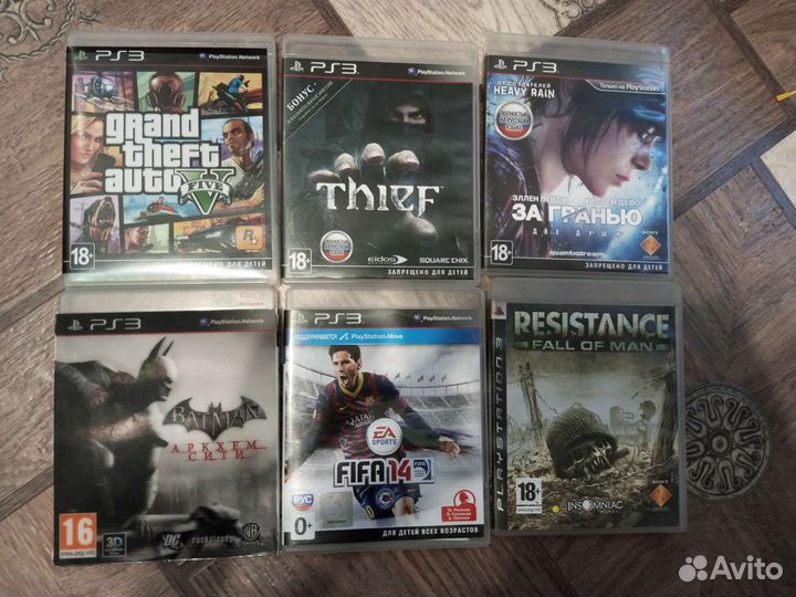 Игровые диски на ps3