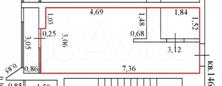 Квартира-студия, 25 м², 10/19 эт.