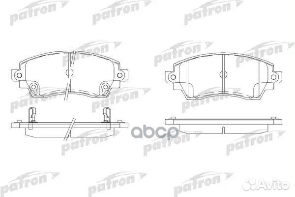 Колодки тормозные дисковые передн toyota: corol