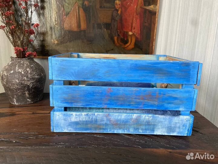 Деревянный дизайнерский ящик