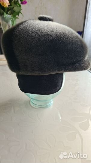 Меховая мужская кепка нерпа