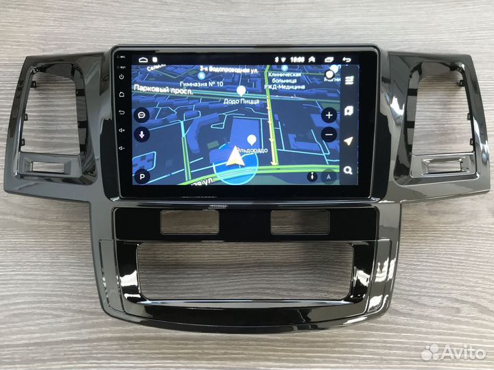 Магнитола TopWay TS7 на Toyota Hilux Pick Up 7