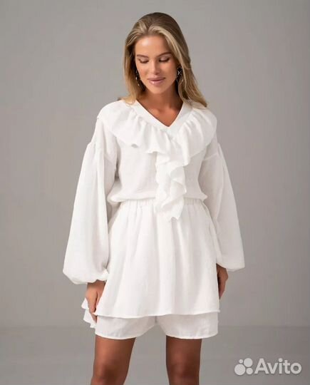 Костюм летний льняной